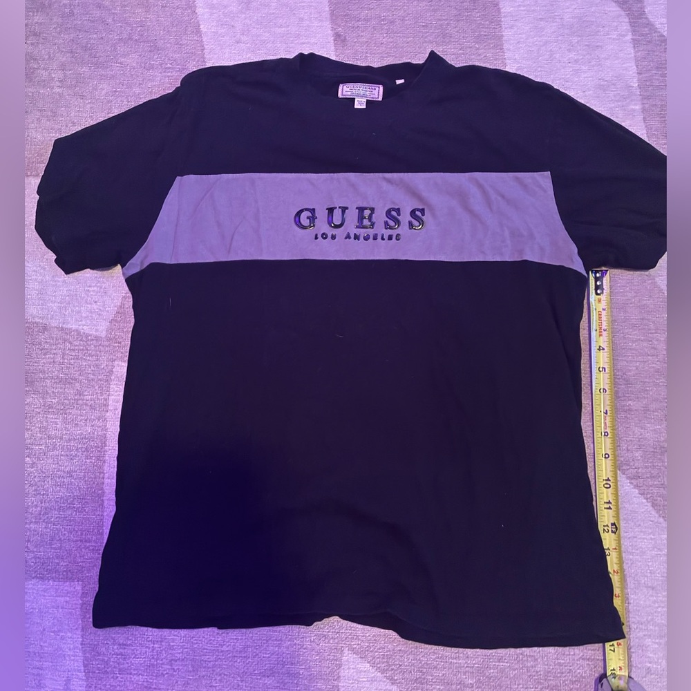Guess Black and Gray Short Sleeve Tee